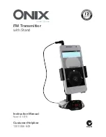 Предварительный просмотр 1 страницы Onix AT-03FM Instruction Manual