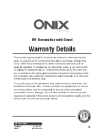 Preview for 3 page of Onix AT-03FM Instruction Manual