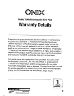 Preview for 3 page of Onix AwT-200 Instruction Manual