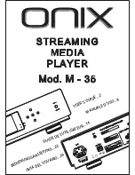 Preview for 1 page of Onix M-35 User Manual