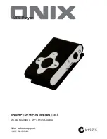 Preview for 1 page of Onix MP3 Mini Coupe Instruction Manual