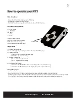 Preview for 4 page of Onix MP3 Mini Coupe Instruction Manual