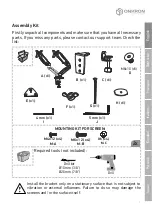 Предварительный просмотр 3 страницы ONKRON G160 User Manual