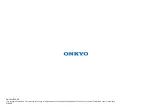 Preview for 121 page of Onkyo 243989 Instruction Manual