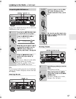 Предварительный просмотр 67 страницы Onkyo 29400021 Instruction Manual