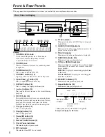 Предварительный просмотр 6 страницы Onkyo 7555 - DX CD / MP3 Player Instruction Manual