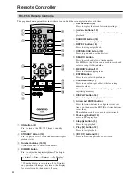 Предварительный просмотр 8 страницы Onkyo 7555 - DX CD / MP3 Player Instruction Manual