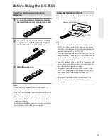 Предварительный просмотр 9 страницы Onkyo 7555 - DX CD / MP3 Player Instruction Manual