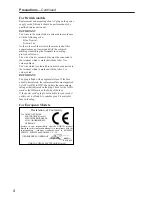 Предварительный просмотр 4 страницы Onkyo 8555 - TX AV Receiver Instruction Manual