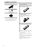 Preview for 6 page of Onkyo 8555 - TX AV Receiver Instruction Manual