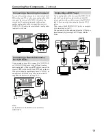 Preview for 19 page of Onkyo 8555 - TX AV Receiver Instruction Manual