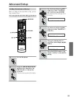 Предварительный просмотр 33 страницы Onkyo 8555 - TX AV Receiver Instruction Manual