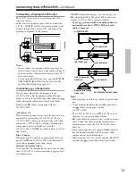 Предварительный просмотр 13 страницы Onkyo 9555 - A Amplifier Instruction Manual