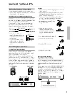 Preview for 9 page of Onkyo A-1VL Instruction Manual