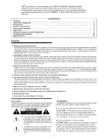 Предварительный просмотр 2 страницы Onkyo A-807 Instruction Manual