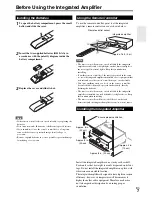 Предварительный просмотр 7 страницы Onkyo A-9030 Owner'S Manual