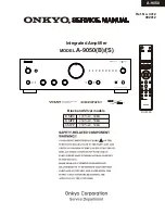 Preview for 50 page of Onkyo A-9030 Service Manual