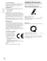 Preview for 4 page of Onkyo A-9150 Instruction Manual