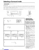 Preview for 16 page of Onkyo A-SV240 Instruction Manual