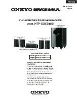 Preview for 1 page of Onkyo B MPP Service Manual