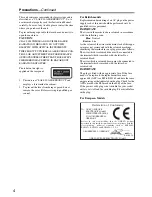 Preview for 4 page of Onkyo BR-925 Instruction Manual