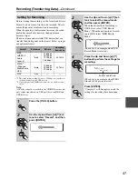 Preview for 47 page of Onkyo BR-925 Instruction Manual