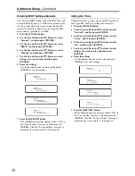 Preview for 72 page of Onkyo BR-925UKD Instruction Manual