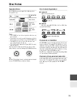 Preview for 73 page of Onkyo BR-925UKD Instruction Manual