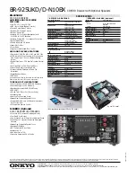 Preview for 2 page of Onkyo BR-925UKD Specifications