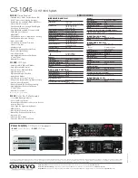 Предварительный просмотр 2 страницы Onkyo C-1045 Brochure & Specs