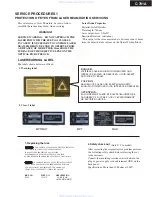 Предварительный просмотр 2 страницы Onkyo C-701A Service Manual