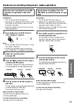 Preview for 23 page of Onkyo CDR-205X Operating Instructions Manual