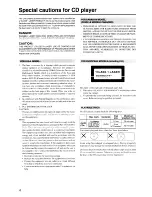 Preview for 4 page of Onkyo CHR-185X Instruction Manual