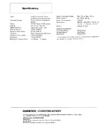 Предварительный просмотр 9 страницы Onkyo CP-1010A Service Manual