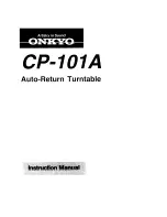 Onkyo CP-101A Instruction Manual предпросмотр