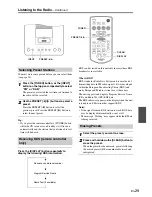 Предварительный просмотр 29 страницы Onkyo CR-245DAB Instruction Manual