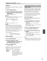 Preview for 23 page of Onkyo CR-255DAB Instruction Manual