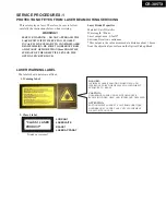 Предварительный просмотр 2 страницы Onkyo CR-305TX Service Manual