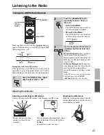 Предварительный просмотр 41 страницы Onkyo CR-325UKD Instruction Manual