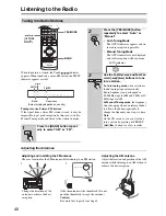 Preview for 40 page of Onkyo CR-535 Instruction Manual