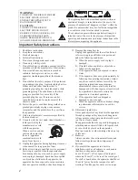 Предварительный просмотр 2 страницы Onkyo CR-545 Instruction Manual