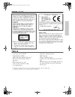 Предварительный просмотр 5 страницы Onkyo CR-L5 Instruction Manual