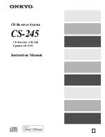 Preview for 1 page of Onkyo CS-245 Instruction Manual