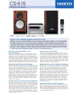 Onkyo CS-515 Brochure & Specs preview