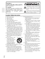 Preview for 2 page of Onkyo CS-V645 Instruction Manual