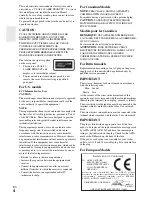 Preview for 4 page of Onkyo CS-V645 Instruction Manual