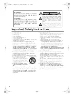 Предварительный просмотр 2 страницы Onkyo DR-L30 Instruction Manual