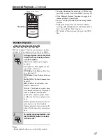 Preview for 47 page of Onkyo DR-S501 Instruction Manual