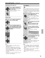 Preview for 49 page of Onkyo DR-S501 Instruction Manual