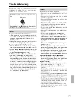 Preview for 71 page of Onkyo DR-S501 Instruction Manual